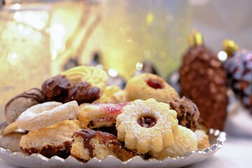 Diverse fillings make the cookie platter a delightful surprise. From rich chocolate to creamy...