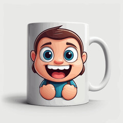 Mug Cartoon Design Very Cool