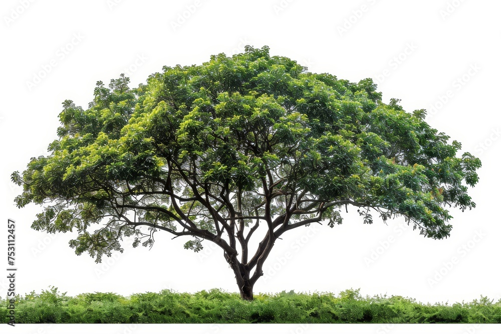 Aufkleber An isolated tree on white with a clipping path
