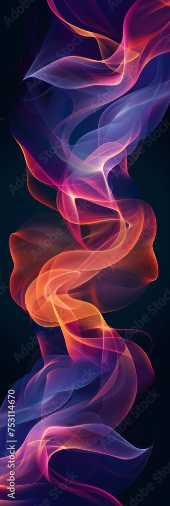 Poster stylish abstract ai generated background generative ai