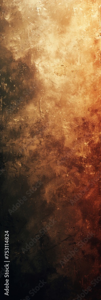 Poster Grainy Beige and Brown Gradient for Website Header Generative AI