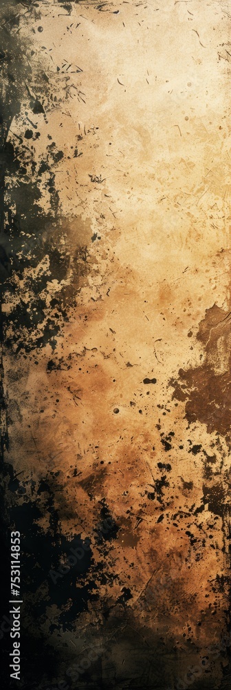 Poster Grainy Beige and Brown Gradient for Website Header Generative AI