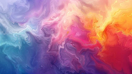 Poster Painting using colour and texture in abstract art. subtle pattern of colours. Apply background paint. Creative graphic design with fractal artwork © tongpatong