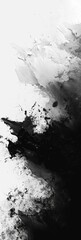 Black and White Abstract Brush Wallpaper Generative AI
