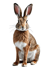 Generative AI full height hare portrait