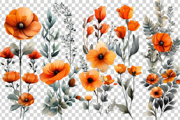 flowers in the field - Card like