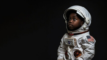 black boy astronaut