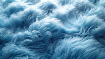 texture of soft fur in blue tones for background - obrazy, fototapety, plakaty