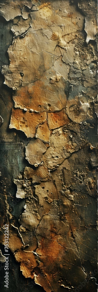 Poster medieval nature texture background generative ai