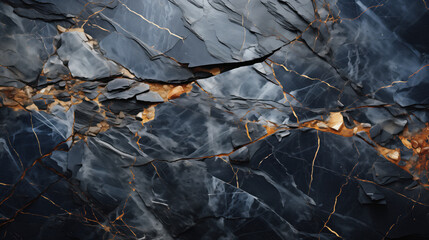 Abstract dark rock surface with heterogeneous texture