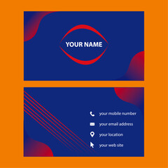 Business card design unique new modern vector eps free print custom and online business card design for your company or business