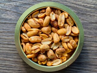 bowl of peanuts