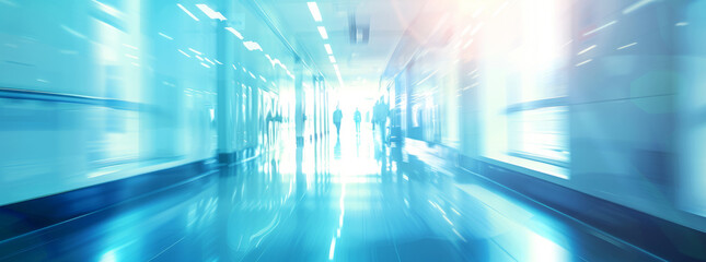 medical blurred futuristic background,generative ai