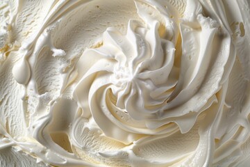 Soft yoghurt ice cream texture satin background