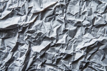 white crumpled paper texture blank dark background with creases