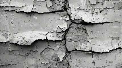 Obraz premium Abstract background, minimalist architecture texture and patterns of cement cracks