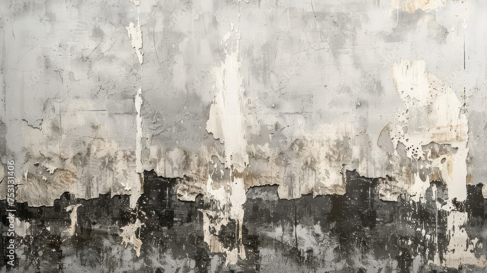 Poster the essence of minimalism in modern patterns, crafted from the subtle textures of oil paint on abstr
