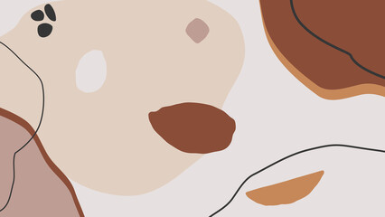 Trendy Warm Abstract Background