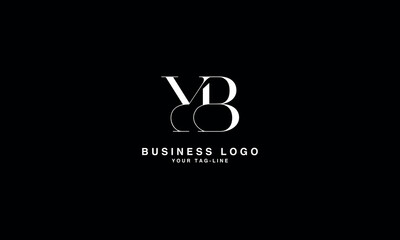 BY, YB, B,Y , Abstract Letters Logo Monogram