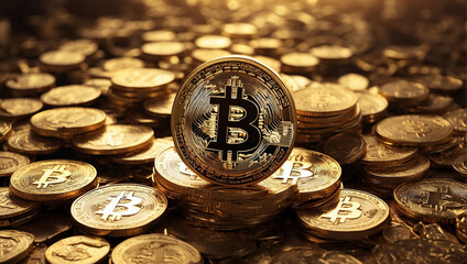 Bitcoin coin in a new look