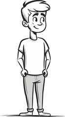 Man and Observatory Celestial Observation in Vector Graphics