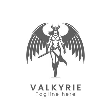 valkryie logo design template