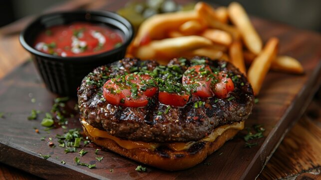 heart-shaped burger 