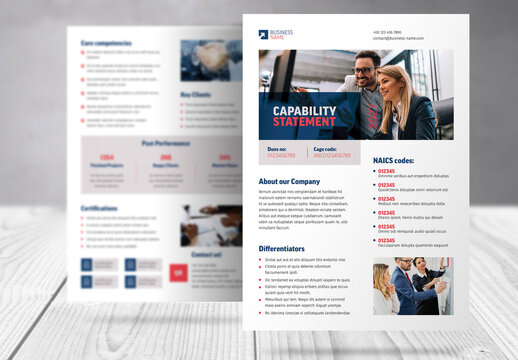 Capability Statement Business Document Template 