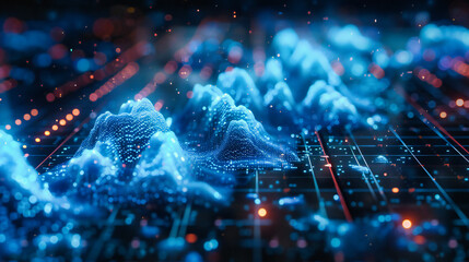 In the Veins of the Future, Digital Waves Craft the Blueprint of Connectivity, A Symphony of Data...