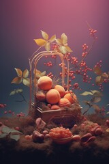 Obraz na płótnie Canvas A close-up of living fruit where every detail tells a story