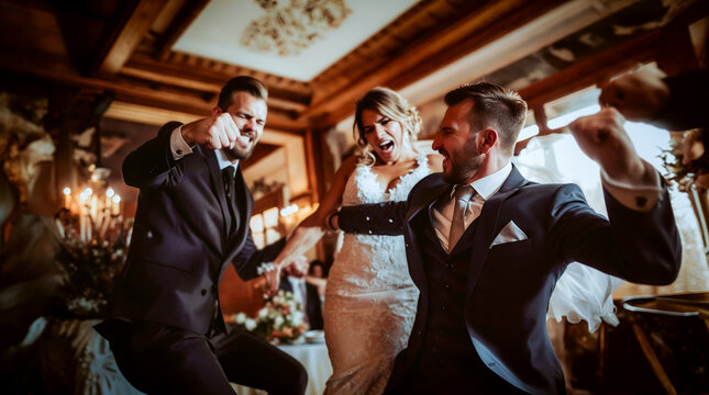 une bagarre &eacute;clate pendant un mariage