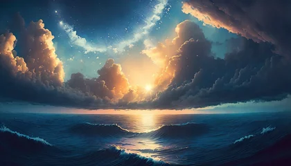 Poster sunrise over the sea © Frantisek