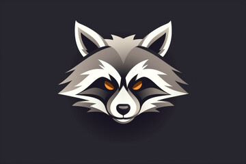 Curious raccoon icon, with its masked face and inquisitive eyes, symbolizing resourcefulness and intelligence.