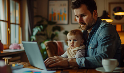 Fototapeta premium investor trader focused on analyzing stock market