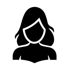woman or female icon set