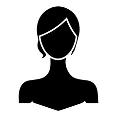 woman or female icon set