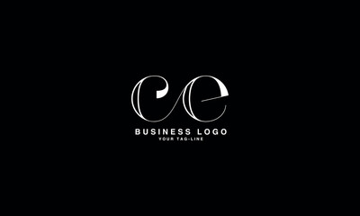 CE, EC, C, E, Abstract Letters Logo monogram