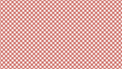 Diagonal red checkered in the white background - obrazy, fototapety, plakaty