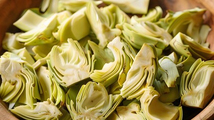Artichoke Hearts also known by the name of globe artichoke or green artichoke
