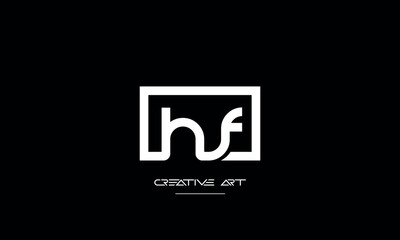 FH, HF, F, H abstract letters logo monogram