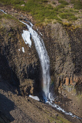 Taimyr. Waterfall on the Putorana Plateau. Russia - 753161024
