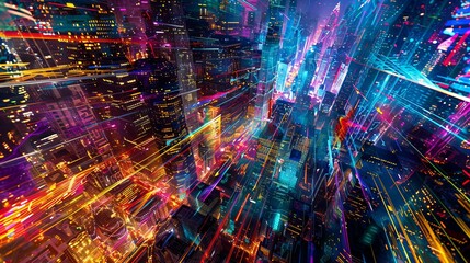 abstract background with lights