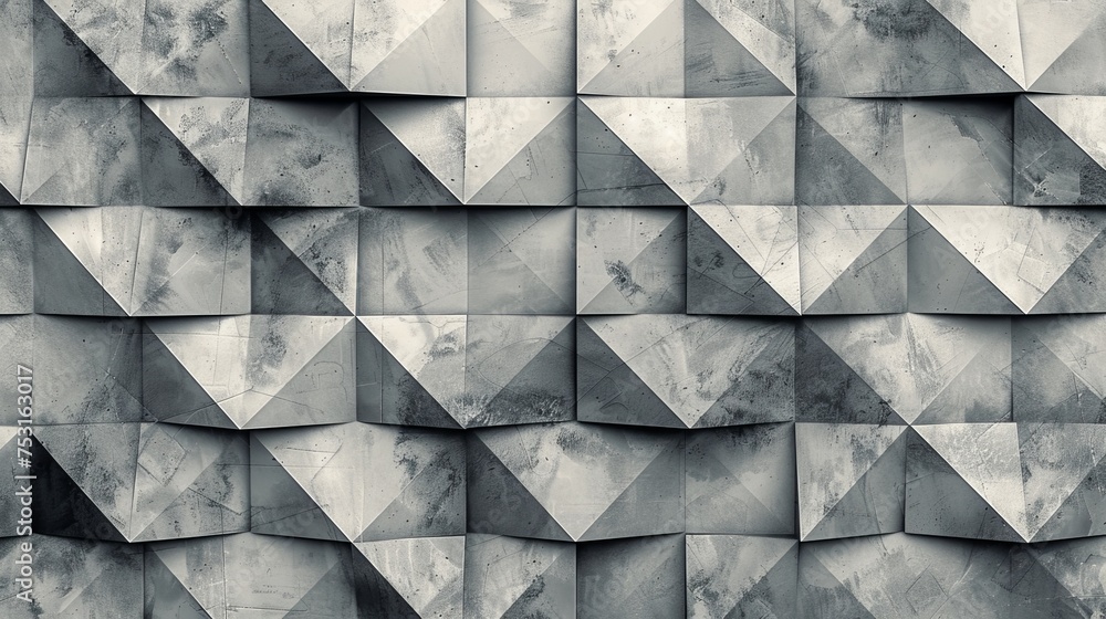 Aufkleber a geometric background featuring a mesmerizing array