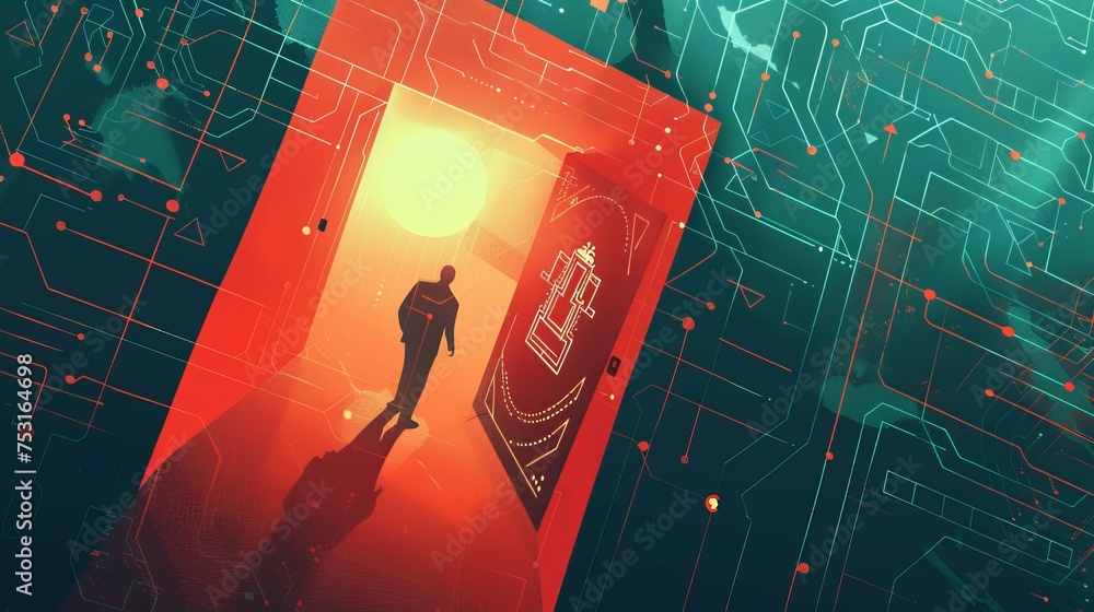 Poster encrypting data and protecting it, and needing a username and password to have safe access to user p