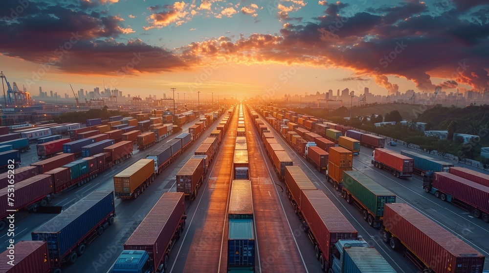 Poster a logistics hub enhanced with cloud computing and iot