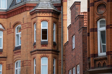 Ornate Brickwork of Majestic Architectural Building