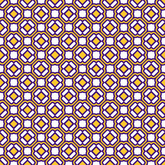 Naklejka premium Multi color seamless abstract pattern. Background and backdrop. Multi Colored. Colorful ornamental design. Colored mosaic ornaments. Vector graphic illustration. EPS10.