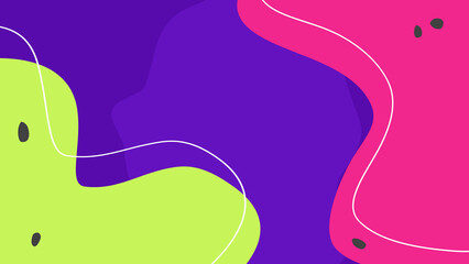 Geometric Neon Abstract Background Multicolored Pattern