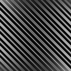 Obraz premium Black and white stripe abstract background. Motion lines effect. Grayscale fiber texture backdrop and banner. Monochrome gradient pattern and textured wallpaper.