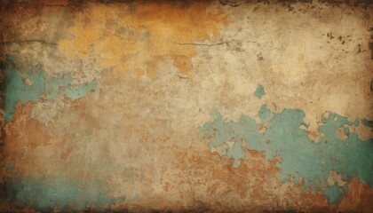 Obraz premium Grunge texture wallpaper, distressed, vintage, weathered, rough, aged, worn-out wall pattern abstract background